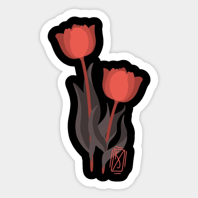 Tulips Sticker by Pastel.Punkk